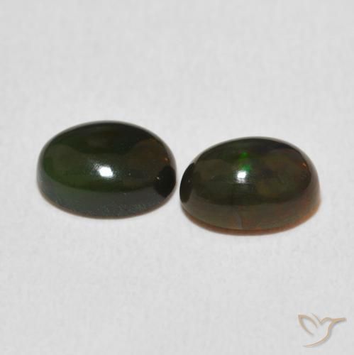 Gemme di Opale Multicolore naturale da 1.36 ct, Ovale, Opaco