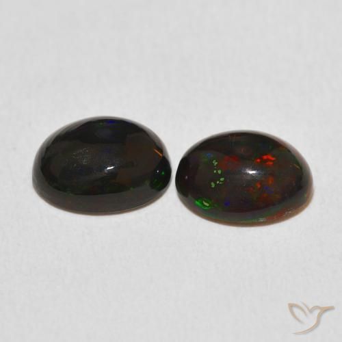 Gemme di Opale Multicolore naturale da 2.26 ct, Ovale, Opaco
