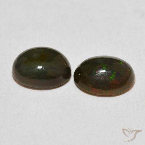 Gemme di Opale Multicolore naturale da 2.50 ct, Ovale, Opaco