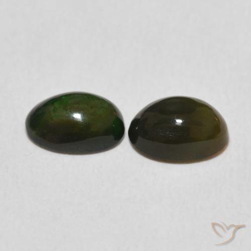 Gemme di Opale Multicolore naturale da 1.07 ct, Ovale, Opaco