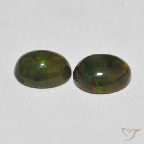 Gemme di Opale Multicolore naturale da 2.37 ct, Ovale, Opaco