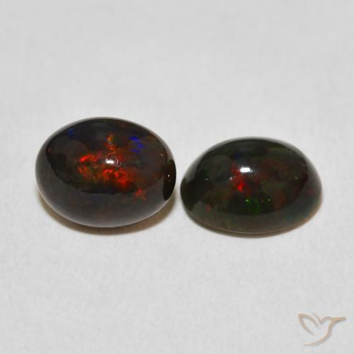 Gemme di Opale Multicolore naturale da 2.42 ct, Ovale, Opaco
