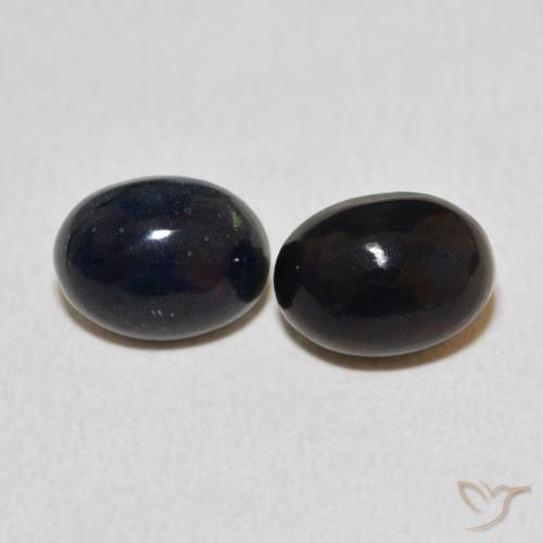 1.65ctw Naturale Multicolore Opale, Ovale, Opaco