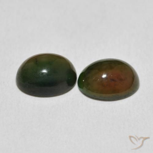 Gemme di Opale Multicolore naturale da 2.33 ct, Ovale, Opaco