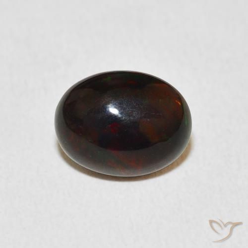 1.14ct Naturale Multicolore Opale, Ovale, Opaco