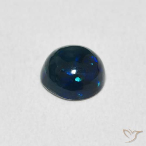 Opale Multicolore naturale da 0.40 ct, Rotondo, Opaco