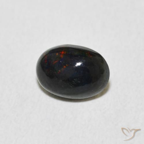 Opale Multicolore naturale da 0.52 ct, Ovale, Opaco
