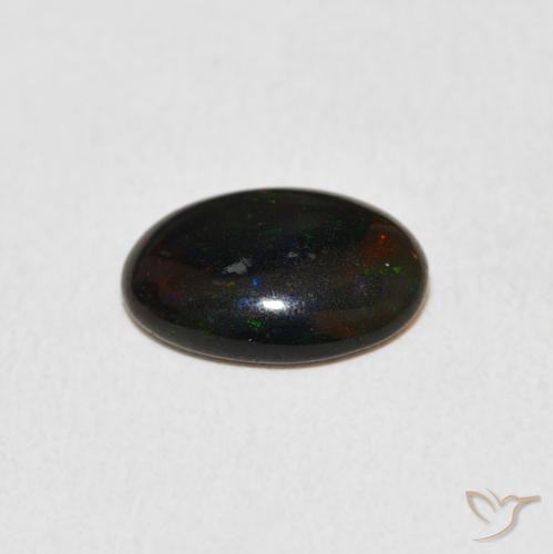 Opale Multicolore naturale da 1.08 ct, Ovale, Opaco