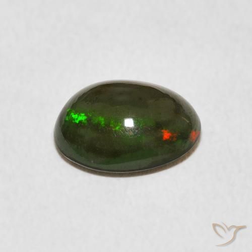 Opale Multicolore naturale da 1.54 ct, Ovale, Opaco