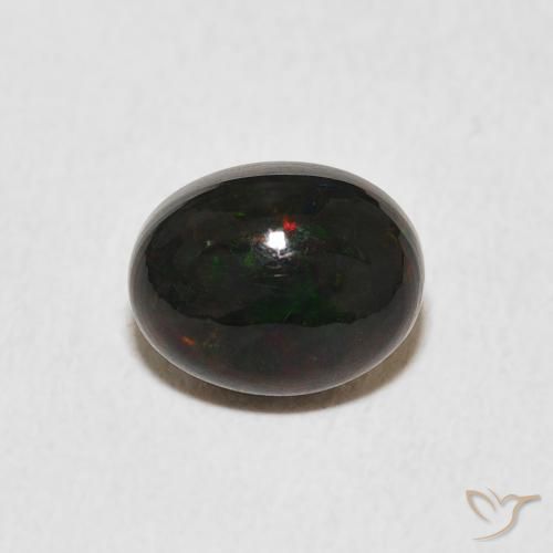 1.50ct Naturale Multicolore Opale, Ovale, Opaco