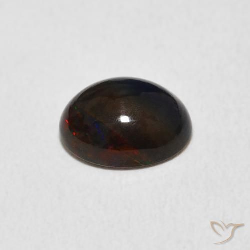 Opale Multicolore naturale da 1.29 ct, Ovale, Opaco