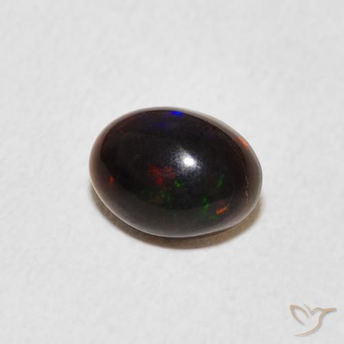 Opale Multicolore naturale da 0.82 ct, Ovale, Opaco