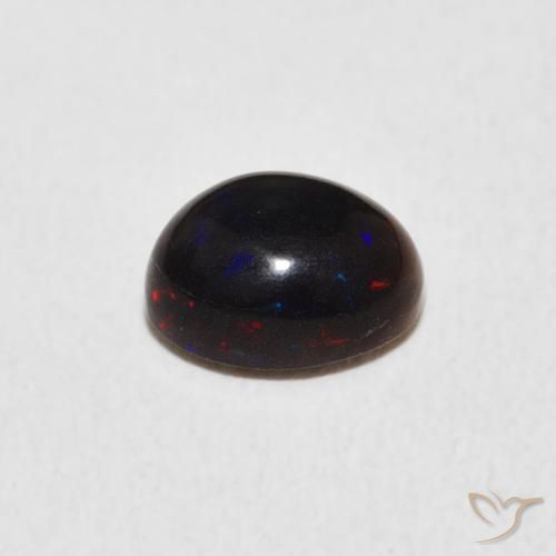 Opale Multicolore naturale da 0.82 ct, Ovale, Opaco
