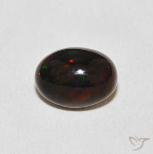 2.46ct Naturale Multicolore Opale, Ovale, Opaco