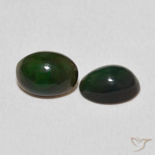 Gemme di Opale Multicolore naturale da 0.92 ct, Ovale, Opaco