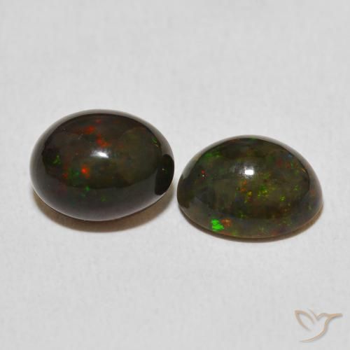 Gemme di Opale Multicolore naturale da 2.95 ct, Ovale, Opaco