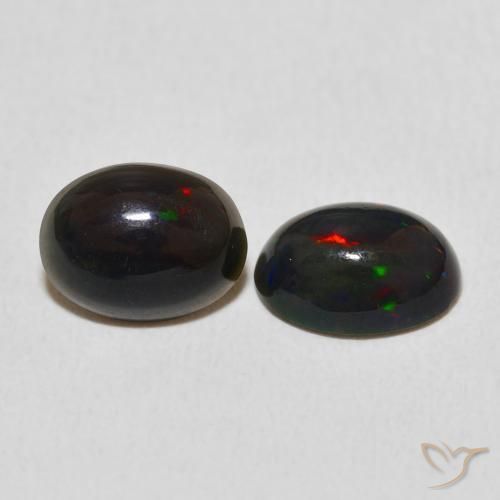 Gemme di Opale Multicolore naturale da 1.97 ct, Ovale, Opaco