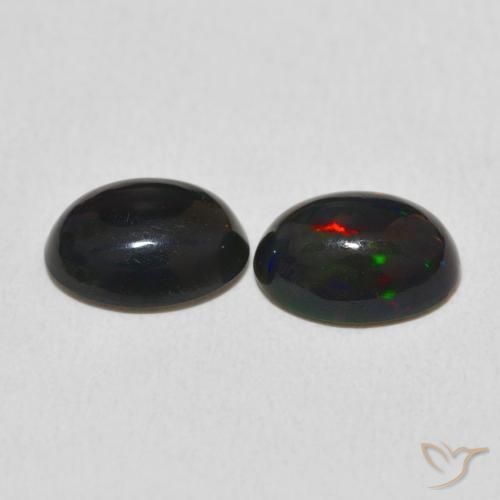 Gemme di Opale Multicolore naturale da 1.97 ct, Ovale, Opaco