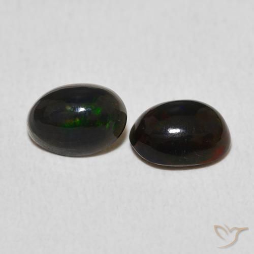 Gemme di Opale Multicolore naturale da 1.05 ct, Ovale, Opaco