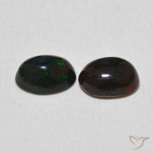 Gemme di Opale Multicolore naturale da 1.05 ct, Ovale, Opaco