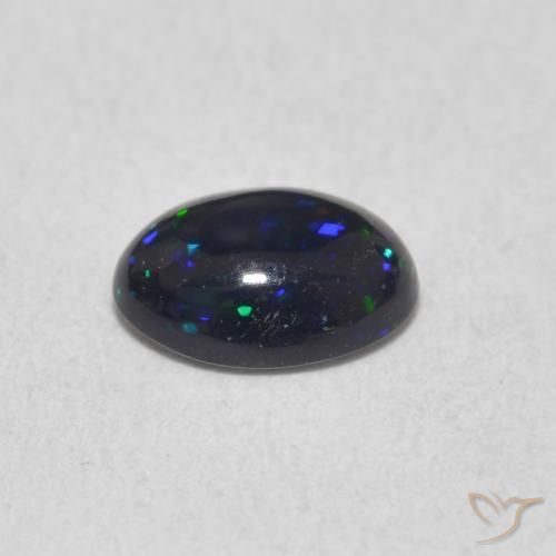 Opale Multicolore naturale da 0.48 ct, Ovale, Opaco