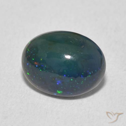 Opale Multicolore naturale da 0.95 ct, Ovale, Opaco