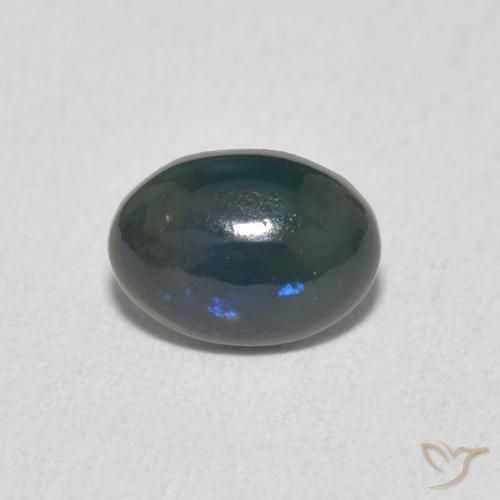 Opale Multicolore naturale da 0.49 ct, Ovale, Opaco