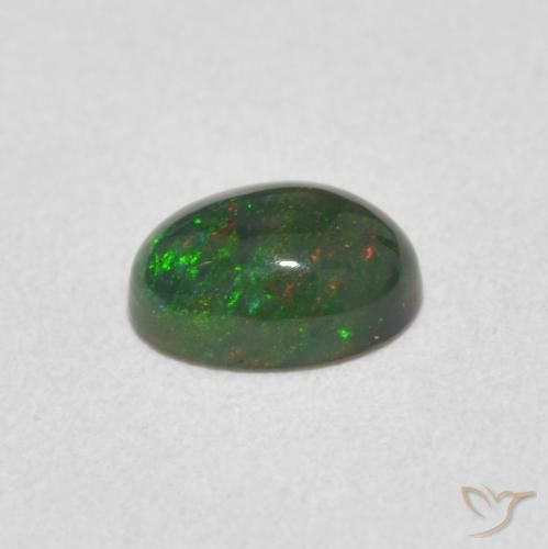 Opale Multicolore naturale da 0.55 ct, Ovale, Opaco