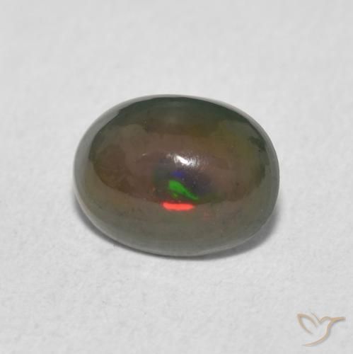 Opale Multicolore naturale da 0.92 ct, Ovale, Opaco