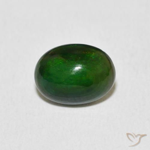1.03ct Naturale Multicolore Opale, Ovale, Opaco