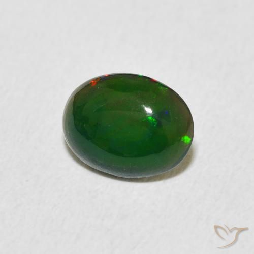 Opale Multicolore naturale da 0.62 ct, Ovale, Opaco