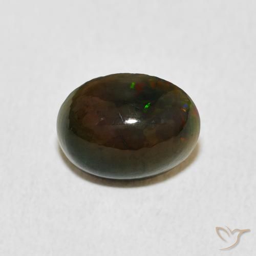 1.04ct Naturale Multicolore Opale, Ovale, Opaco