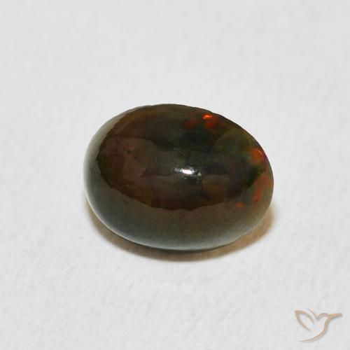Opale Multicolore naturale da 1.04 ct, Ovale, Opaco