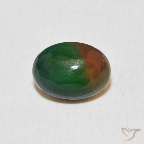 1.16ct Naturale Multicolore Opale, Ovale, Opaco