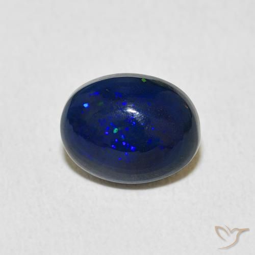 1.33ct Naturale Multicolore Opale, Ovale, Opaco