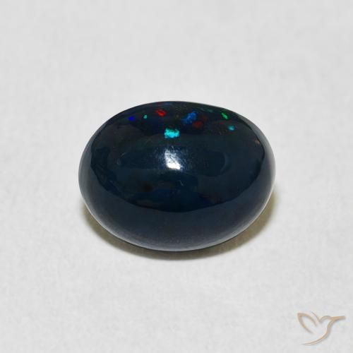 1.10ct Naturale Multicolore Opale, Ovale, Opaco