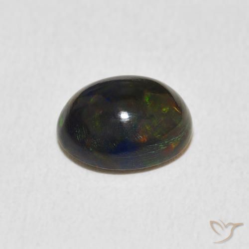 Opale Multicolore naturale da 1.40 ct, Ovale, Opaco