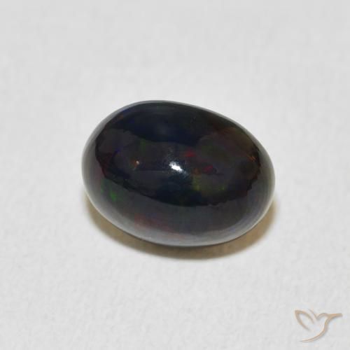 Opale Multicolore naturale da 1.29 ct, Ovale, Opaco
