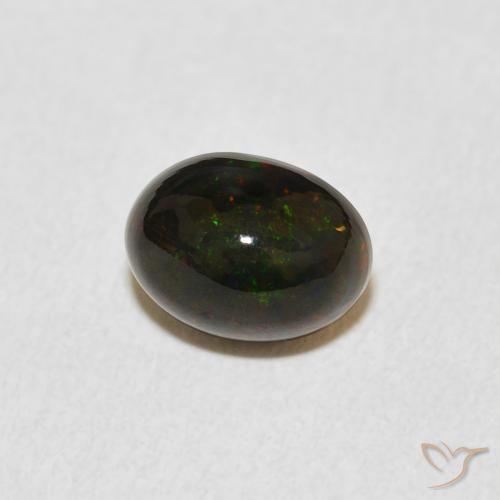 Opale Multicolore naturale da 1.09 ct, Ovale, Opaco