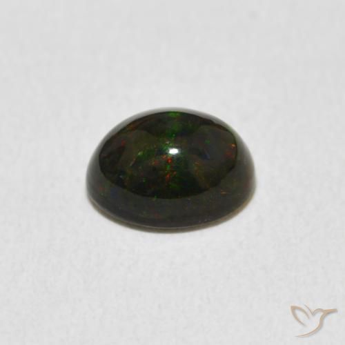 Opale Multicolore naturale da 1.09 ct, Ovale, Opaco