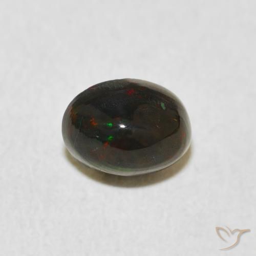 0.62ct Naturale Multicolore Opale, Ovale, Opaco
