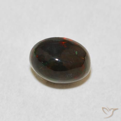 Opale Multicolore naturale da 0.62 ct, Ovale, Opaco