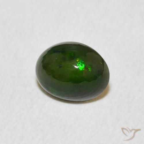 Opale Multicolore naturale da 0.67 ct, Ovale, Opaco