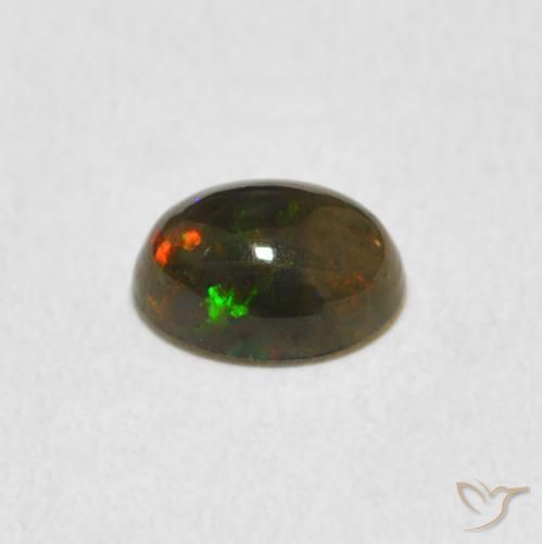 Opale Multicolore naturale da 0.47 ct, Ovale, Opaco