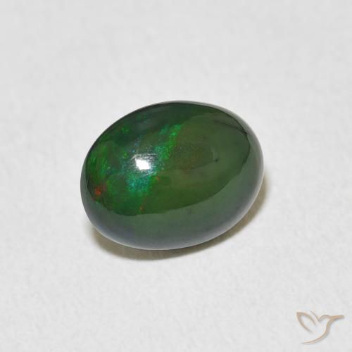Opale Multicolore naturale da 1.08 ct, Ovale, Opaco