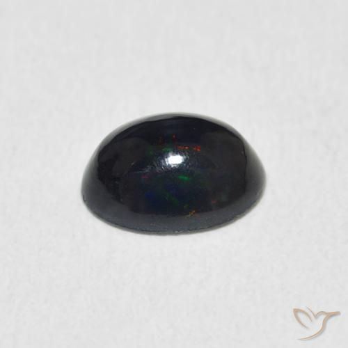 Opale Multicolore naturale da 0.70 ct, Ovale, Opaco