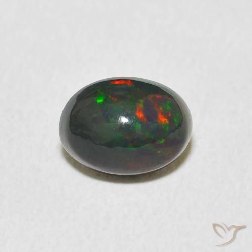 Opale Multicolore naturale da 0.91 ct, Ovale, Opaco