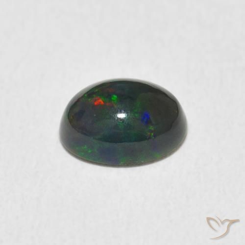 Opale Multicolore naturale da 0.91 ct, Ovale, Opaco