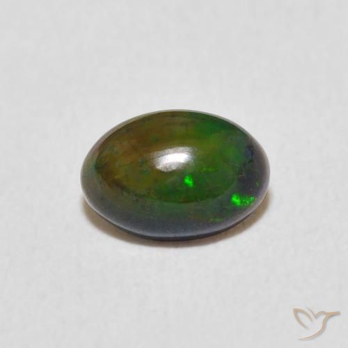 0.36ct Naturale Multicolore Opale, Ovale, Opaco