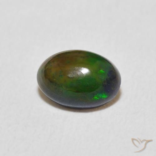 Opale Multicolore naturale da 0.36 ct, Ovale, Opaco